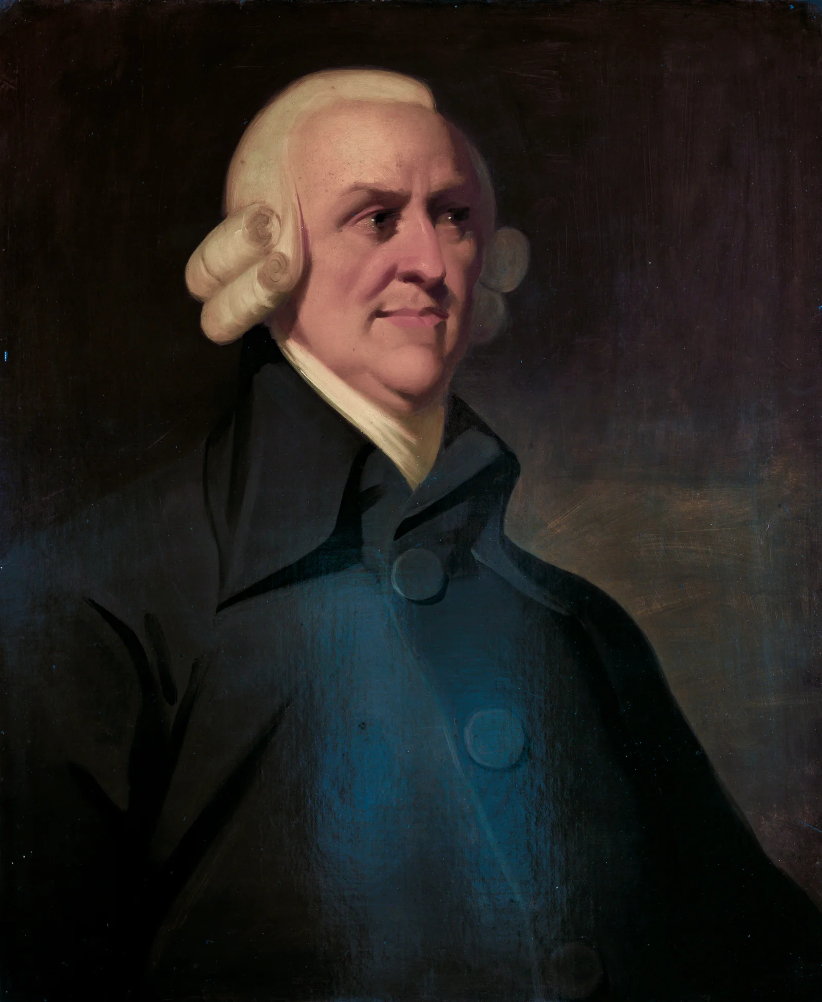 1787년경 그려진 Adam Smith의 초상. 동시대에 남은 유일한 초상으로 알려져 있다.