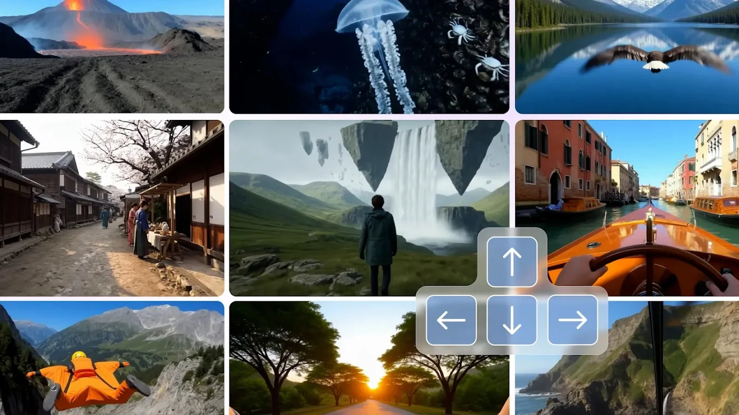 Interactive 3D environments generated by DeepMind's Genie 3, 2026.